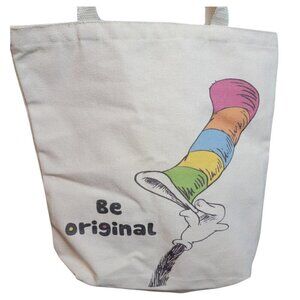 Dr. Seuss Cat in the Hat Canvas Tote - Excellent Condition